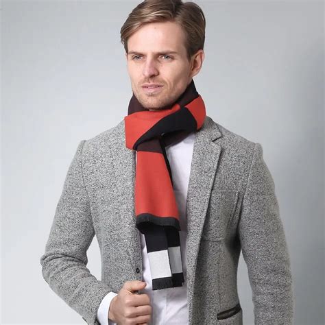 designer brands men's scarves discount.